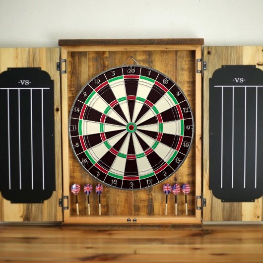 Cible De Fléchettes Custom Rustic Dartboard