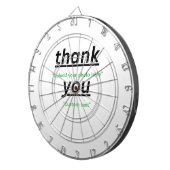 Cible De Fléchettes Custom Text & Upload Your Photo Personalized (Devant droit)