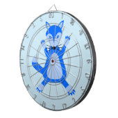 Cible De Fléchettes Cute Blue Baby Boy Fox (Devant droit)