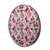 Cible De Fléchettes Cute Cherry Butterfly Pattern, Glossy Kawaii Fruit (Devant droit)