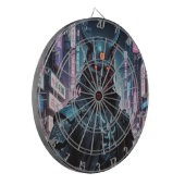 Cible De Fléchettes Cyberpunk Demon Samurai (Devant gauche)