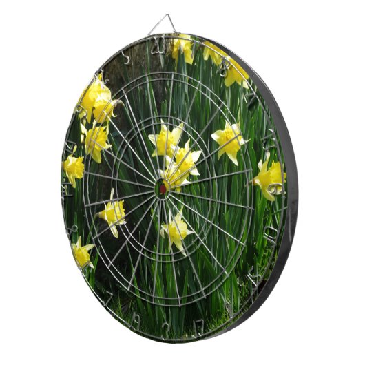 Cible De Fléchettes Daffodiques de printemps (Devant droit)