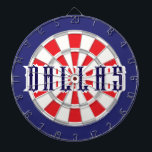 Cible De Fléchettes DALLAS Texan Blanc, Argent, Rouge Et Bleu Marine<br><div class="desc">DALLAS Texan Blanc, Argent, Rouge Et Marine Couleur Bleu Cible de flechettes Jeu Dont 6 Fosses En Laiton. Vous pouvez ajuster le texte en sélectionnant l'option de personnalisation 🎯 Veuillez me faire savoir si vous avez des questions supplémentaires et parce que le support client de Zazzle traite l'expérience client vous...</div>