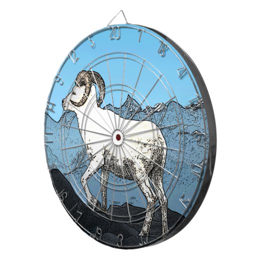 Cible De Fléchettes Dall's Sheep (Devant droit)