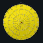 Cible De Fléchettes Dandelion solide jaune<br><div class="desc">Dandelion couleur solide design jaune.</div>