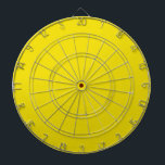 Cible De Fléchettes Dandelion solide jaune<br><div class="desc">Dandelion couleur solide design jaune.</div>