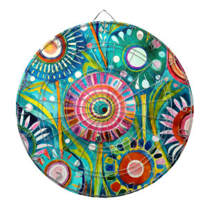 Cible De Fléchettes Dandelions Funky Darboard