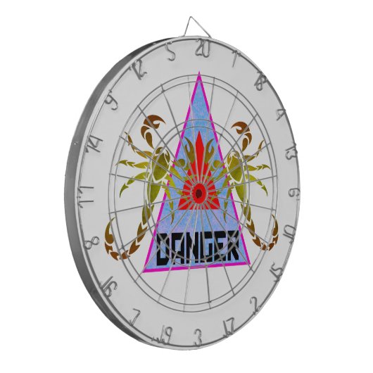 Cible De Fléchettes Danger (Devant gauche)