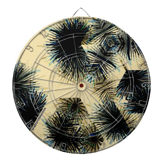 Cible De Fléchettes Dans l'ombre de la couleur beige (Devant)