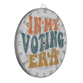 Cible De Fléchettes Dans Mon Ère De Vote Retro Wavy (Devant gauche)