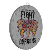 Cible De Fléchettes Dans Mon Monde, Je Lutte Contre Les Dragons (Devant gauche)