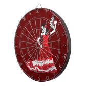 Cible De Fléchettes danseur du crâne à sucre espagnol (Devant droit)