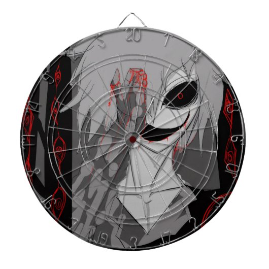 Cible De Fléchettes Dark Anime Fantasy Crow and Demon Art (Devant)