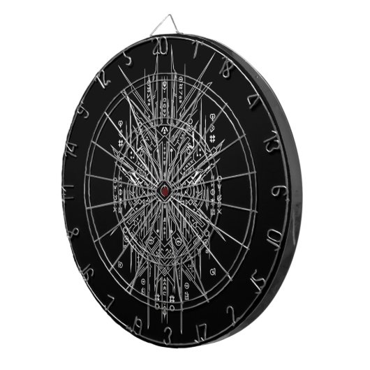 Cible De Fléchettes Dartboard (Devant droit)