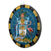 Cible De Fléchettes Dartboard Bahamas & Drapeau fléchettes / jeu (Devant droit)