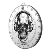 Cible De Fléchettes Dartboard Scull With Headphones (Devant droit)