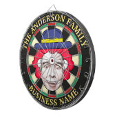 Cible De Fléchettes Dartboard with custom text and photo (Devant droit)