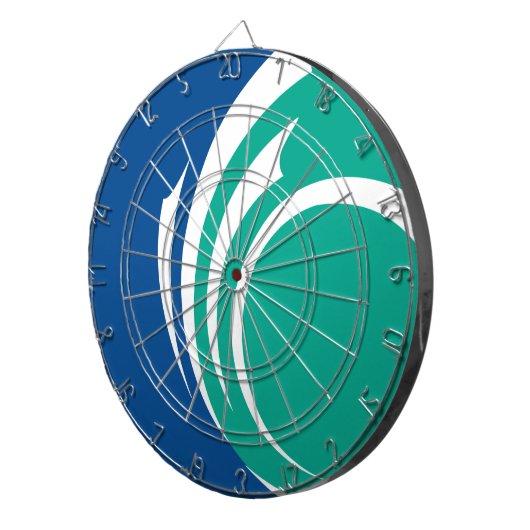 Cible De Fléchettes Dartboard with Flag of Ottawa, Canada (Devant droit)