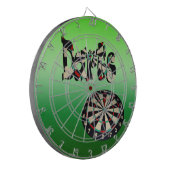 Cible De Fléchettes Darts Logo Et Dartboard, (Devant gauche)