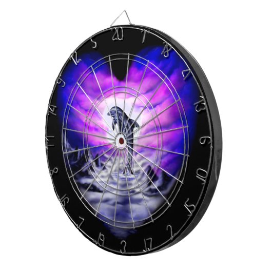 Cible De Fléchettes Dauphin clair de lune (Devant droit)