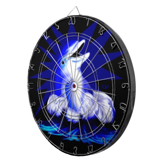 Cible De Fléchettes Dauphin souriant (Devant droit)