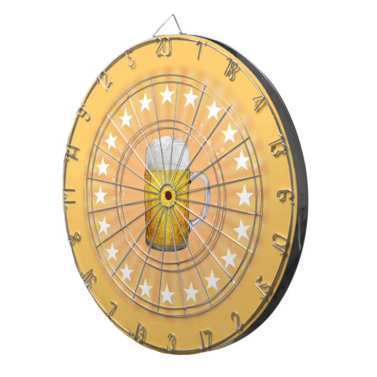 Cible de flechettes de bière (Devant droit)