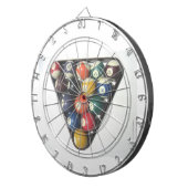 Cible de flechettes de boule de piscine (Devant droit)