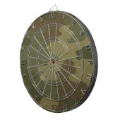 Cible de flechettes de camouflage foncé (Devant droit)