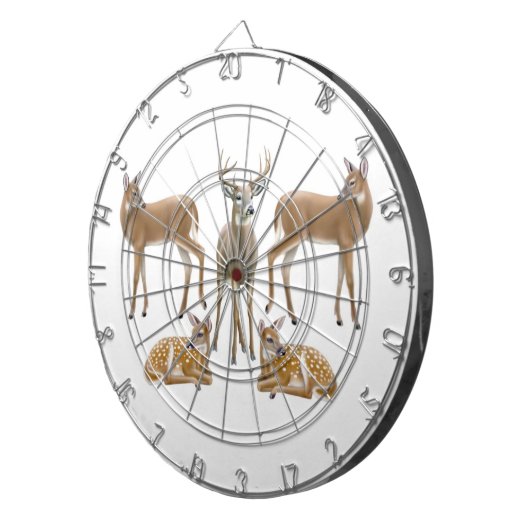 Cible de flechettes de cerfs communs coupée la (Devant droit)