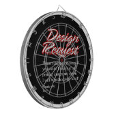 Cible de flechettes de demande de conception (Devant gauche)