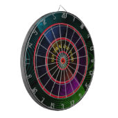 Cible de flechettes de disque de vinyle rétro dans (Devant gauche)