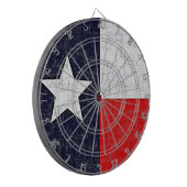 Cible de flechettes de DRAPEAU d'ÉTAT du TEXAS (Devant gauche)