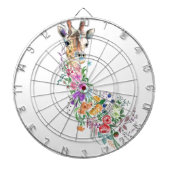 Cible de flechettes de la Giraffe florale (Devant)