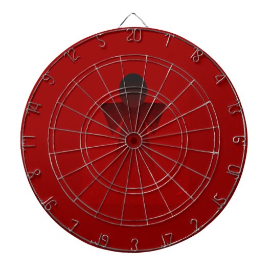 Cible de flechettes de l'ange saignant (Devant)