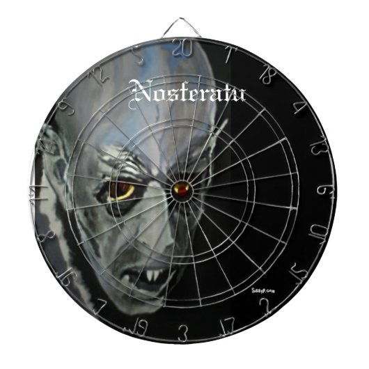 Cible de flechettes de "Nosferatu" (vampire) (Devant)