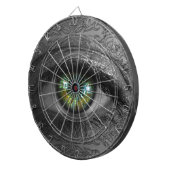 Cible de flechettes de "OEIL" de taureaux (Devant droit)