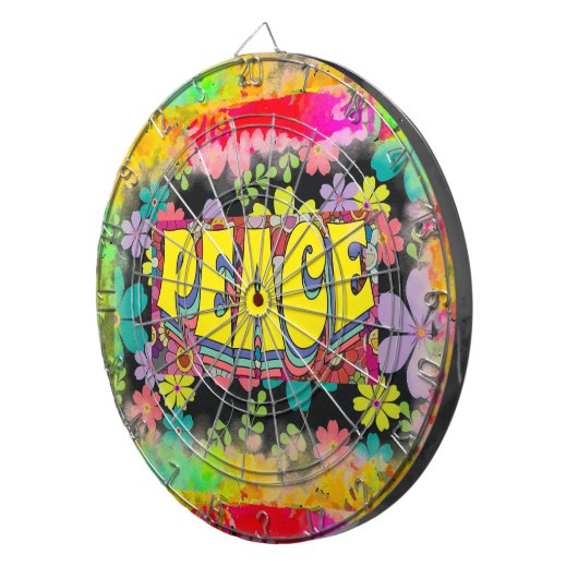 Cible de flechettes de paix (Devant droit)