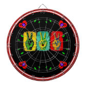 Cible de flechettes de paix (Devant)