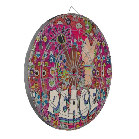 Cible de flechettes de paix (Devant gauche)