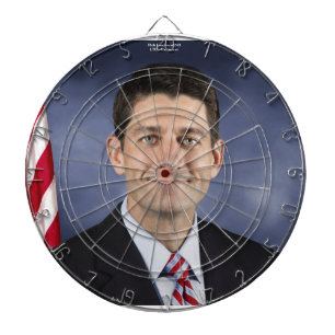 Cible de fléchettes de Paul Ryan Funny par Rick Lo