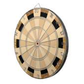 Cible de flechettes de régulation Brown et Tan Com (Devant droit)