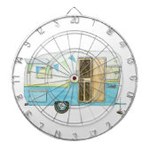 Cible de flechettes de remorque de camping (Devant)