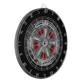 Cible de flechettes de roue de magnétique (Devant gauche)