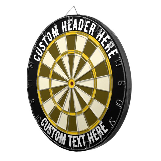 Cible de flechettes de tableau fléchettes de texte (Devant droit)