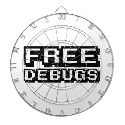 CIBLE DE FLÉCHETTES DEBUGS GRATUITS (Devant)