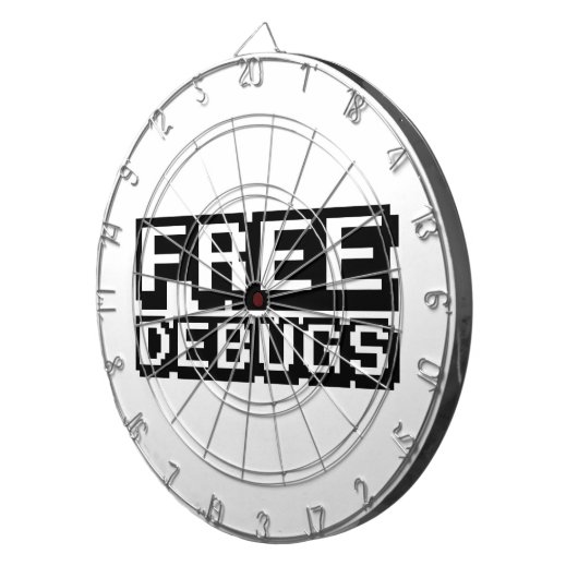 CIBLE DE FLÉCHETTES DEBUGS GRATUITS (Devant droit)