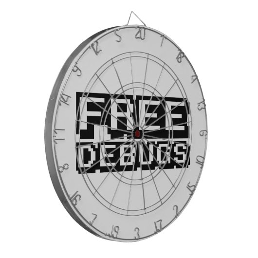 CIBLE DE FLÉCHETTES DEBUGS GRATUITS (Devant gauche)