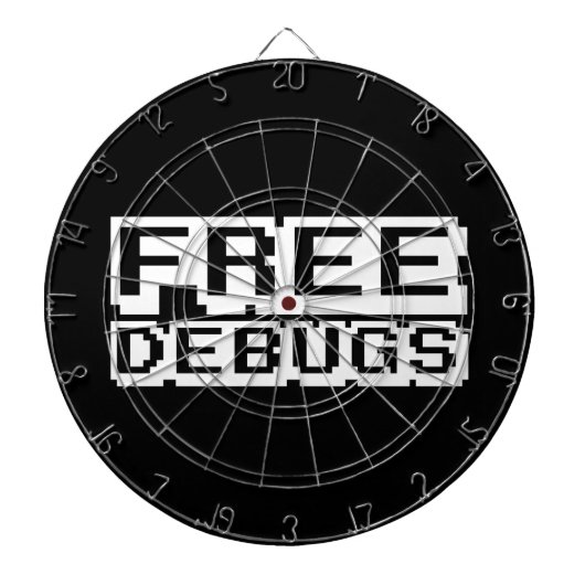 CIBLE DE FLÉCHETTES DEBUGS GRATUITS (Devant)