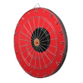 Cible De Fléchettes Décalage Noir Rouge (Devant droit)