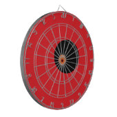 Cible De Fléchettes Décalage Noir Rouge (Devant gauche)